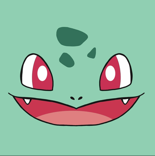 ⚡ Cuadro Fan Anime Bulbasaur Rostro - ANM # 37