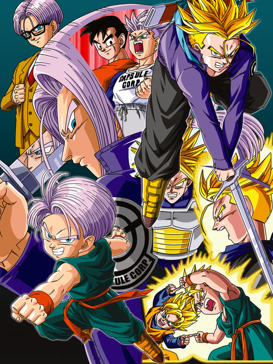⚡ Cuadro Fan Anime (Trunks y Gohan) Anime - ANM # 7