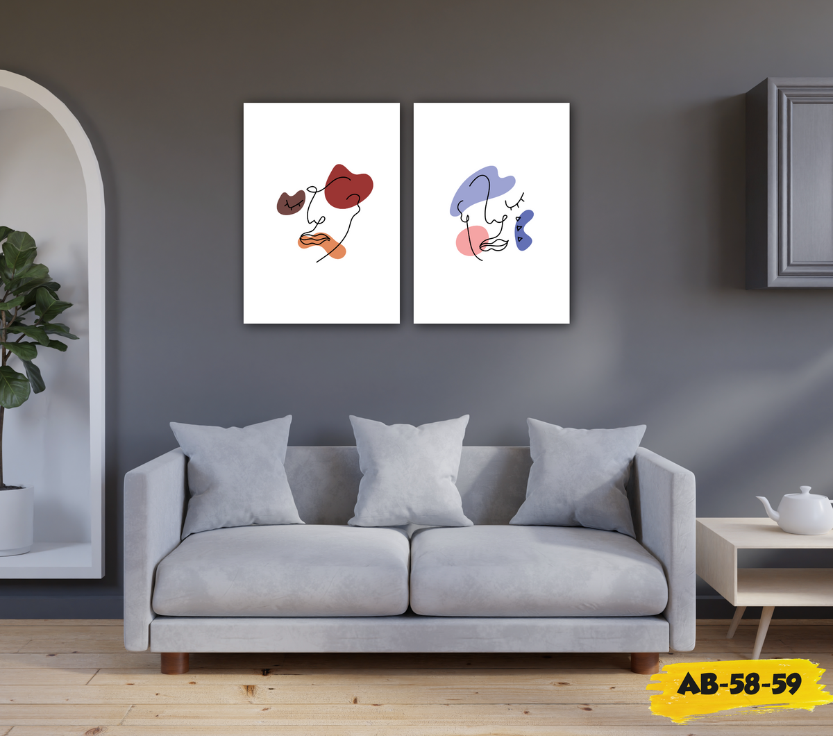 🖼 Cuadro Abstracto - AB # 58