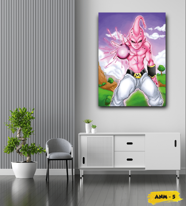 ⚡ Cuadro Fan Anime (Majin Boo) Anime - ANM # 5