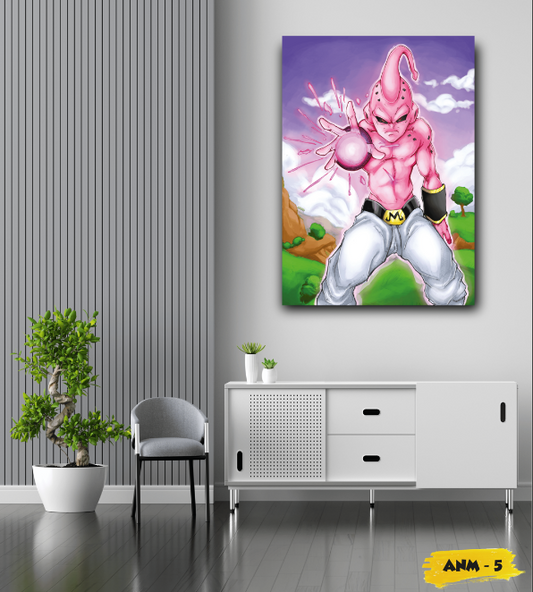 ⚡ Cuadro Fan Anime (Majin Boo) Anime - ANM # 5