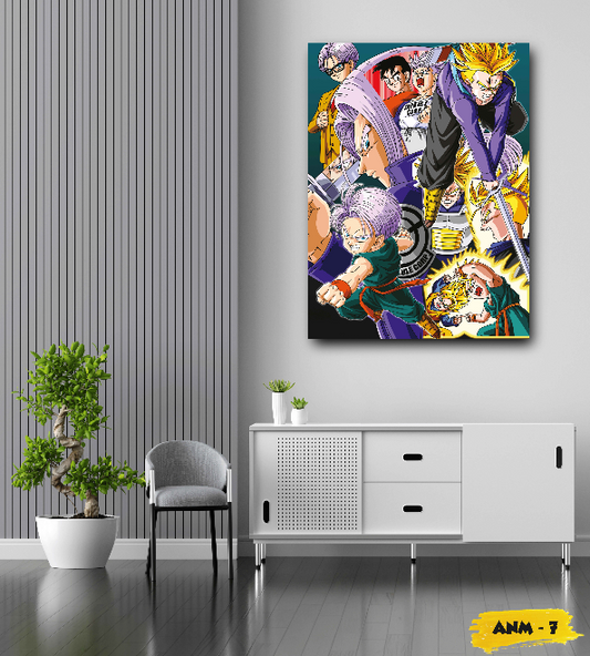 ⚡ Cuadro Fan Anime (Trunks y Gohan) Anime - ANM # 7