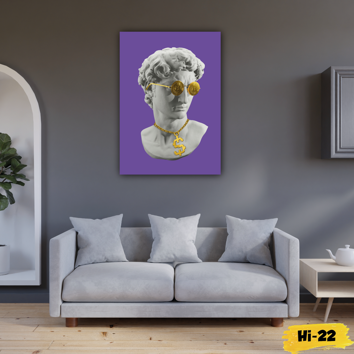 🎭 Escultura Hipster - Hi # 22
