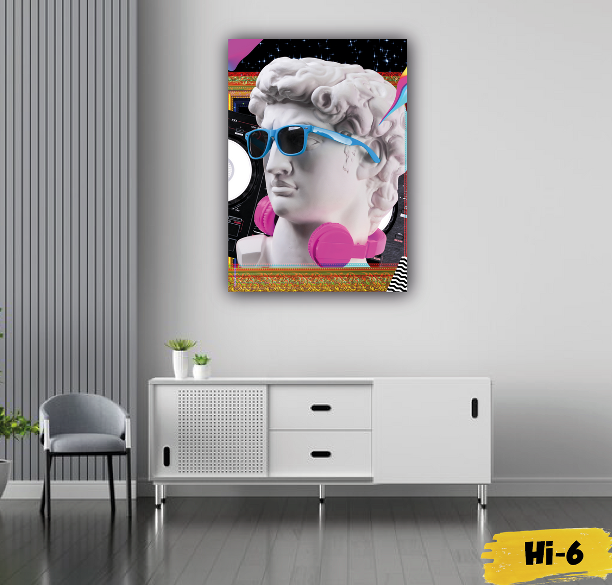 🎭 Escultura Hipster - Hi # 6