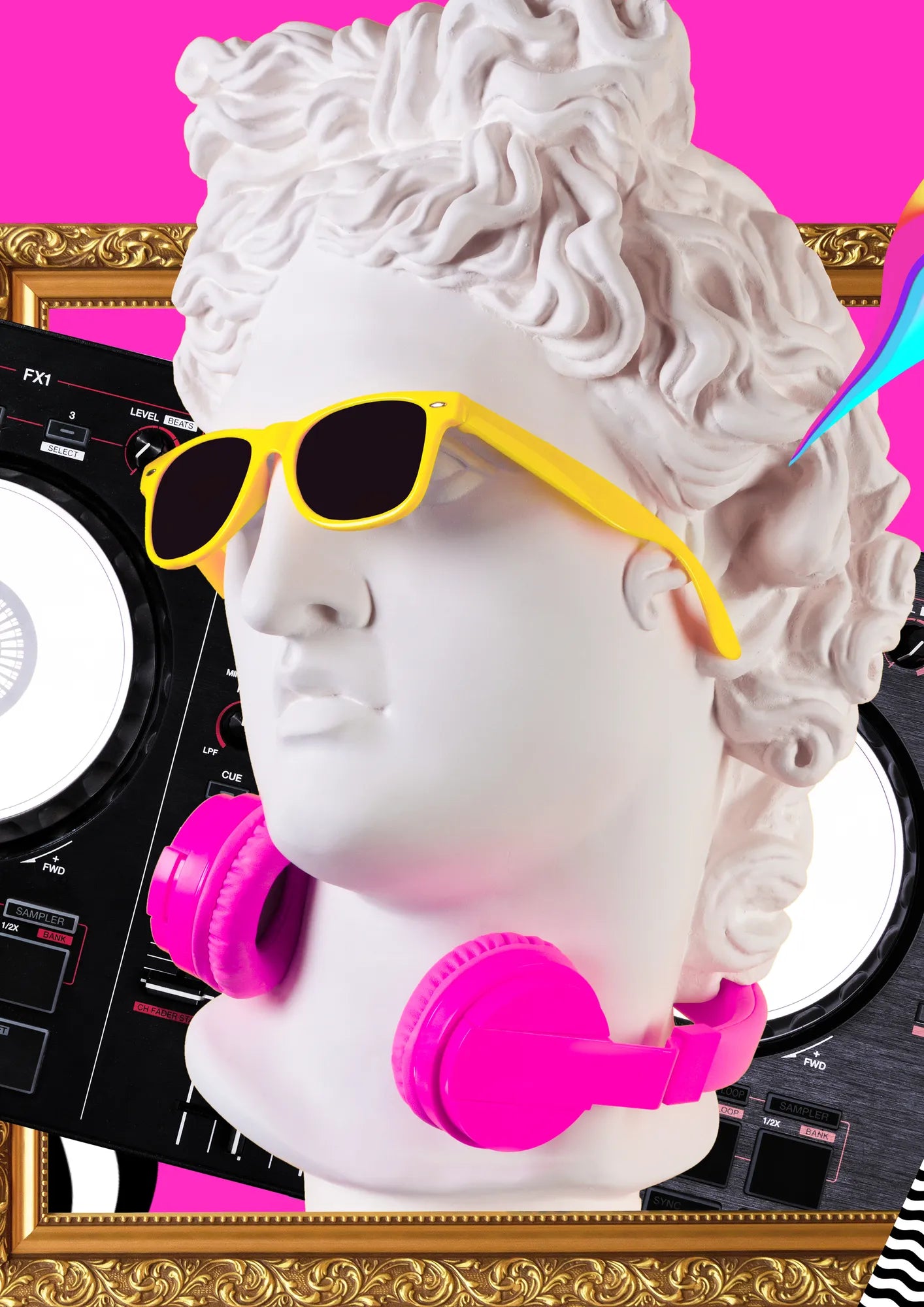 🎭 Escultura Hipster - Hi # 10