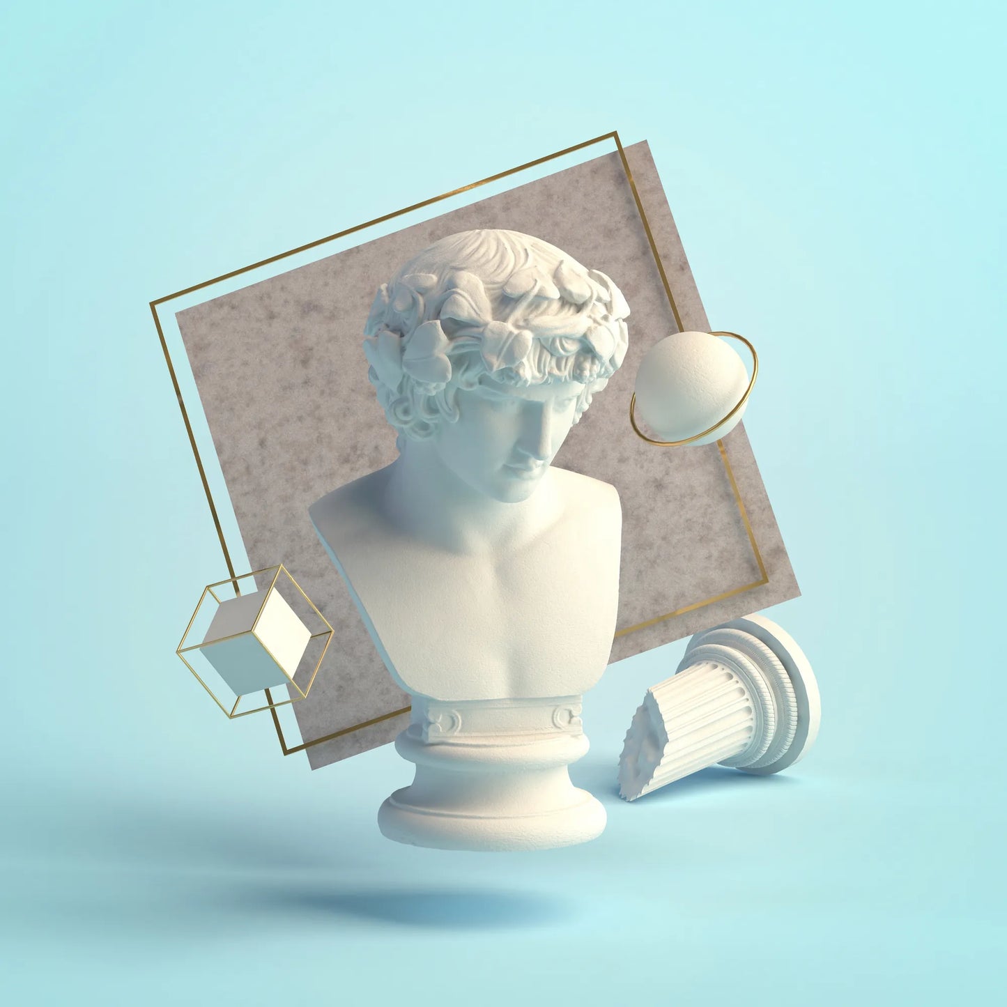 🎭 Escultura Hipster - Hi # 12