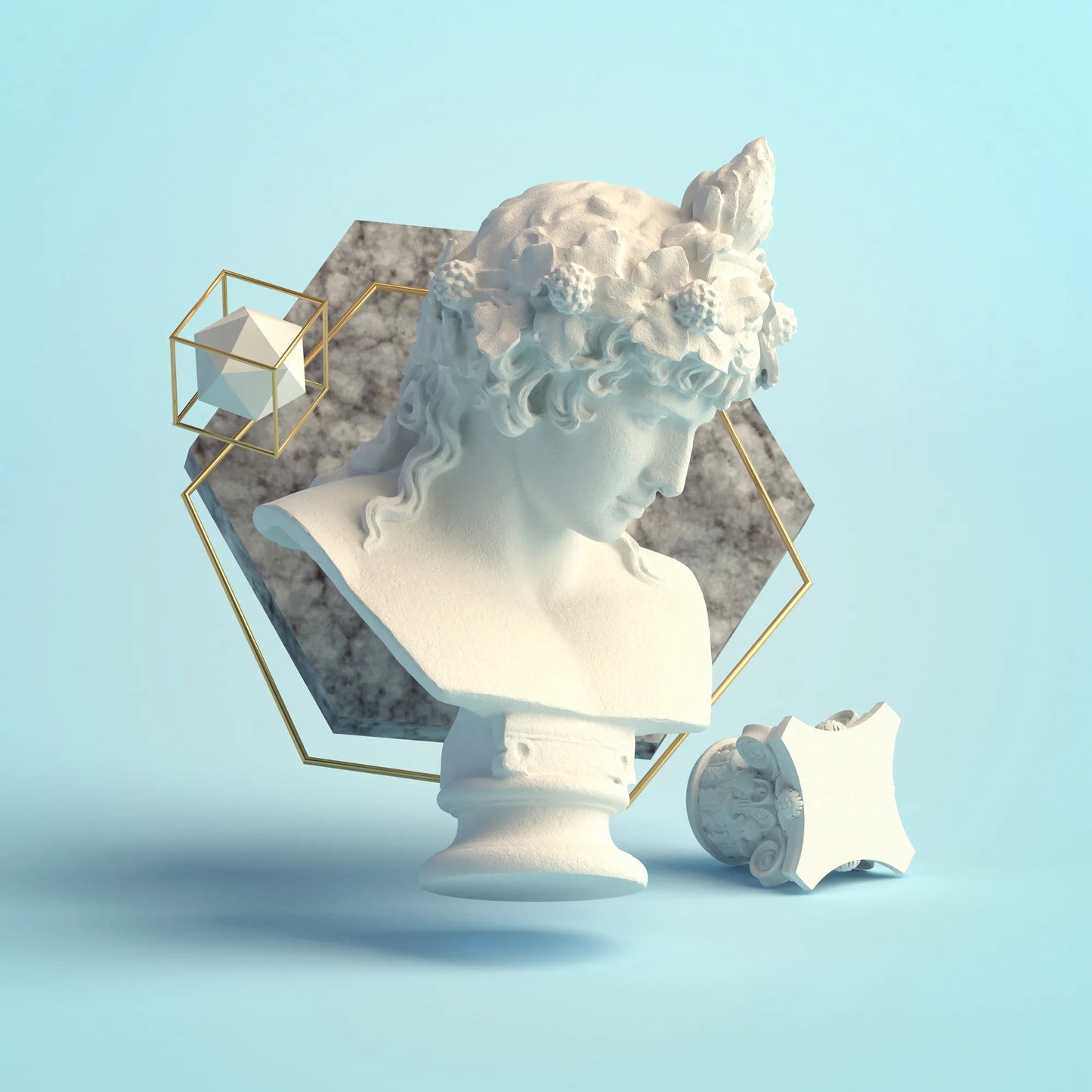 🎭 Escultura Hipster - Hi # 14