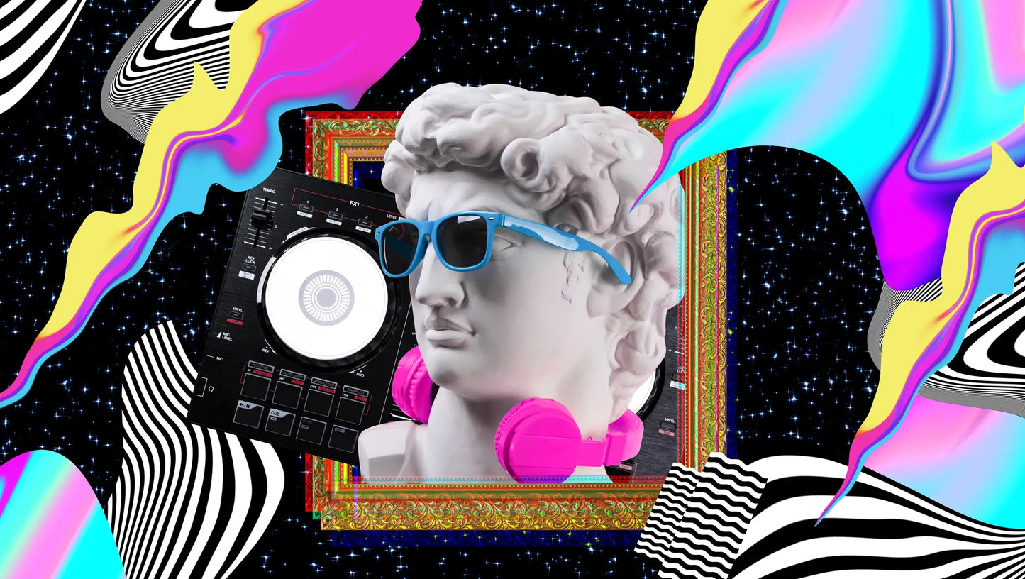 🎭 Escultura Hipster - Hi # 4